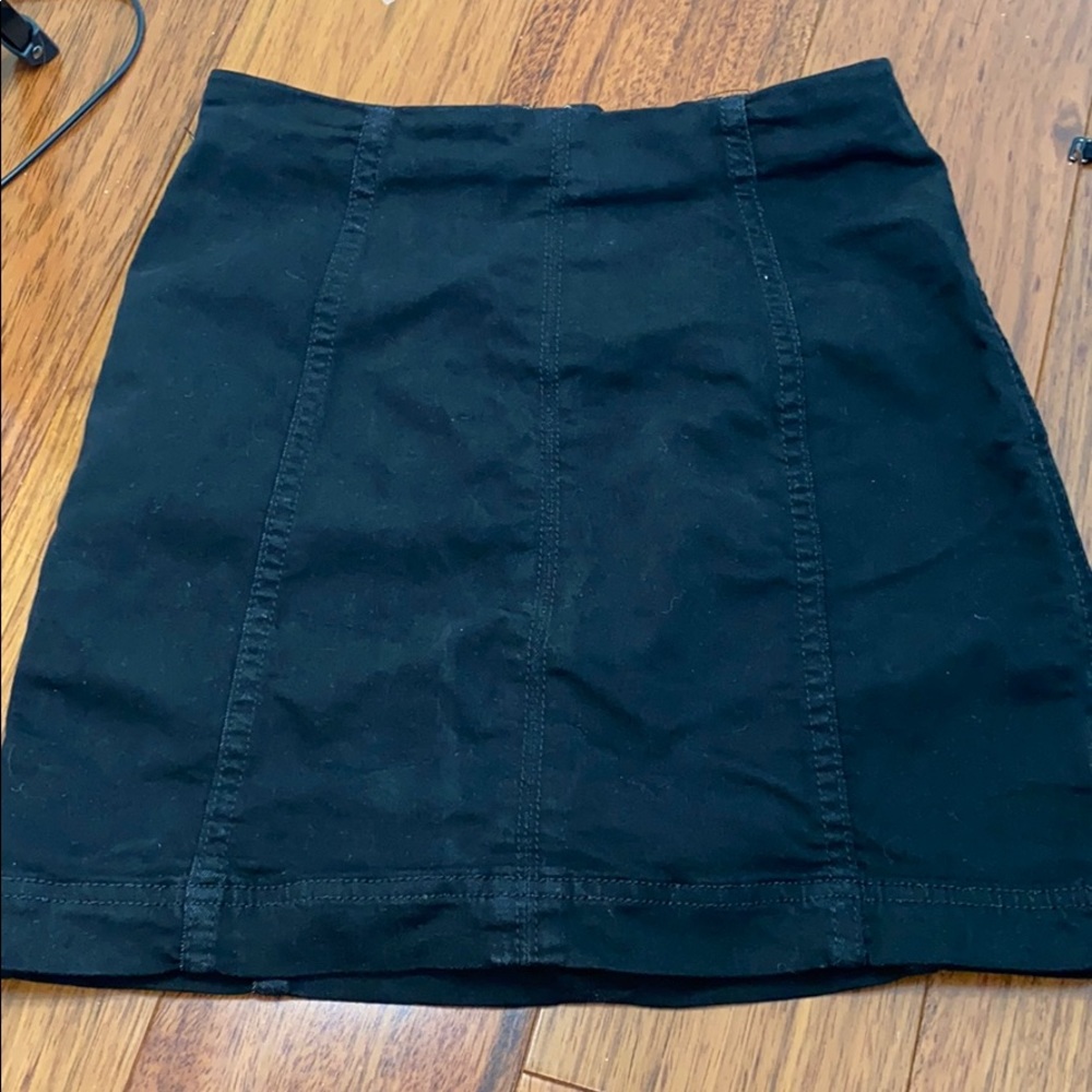 Free people black skirt